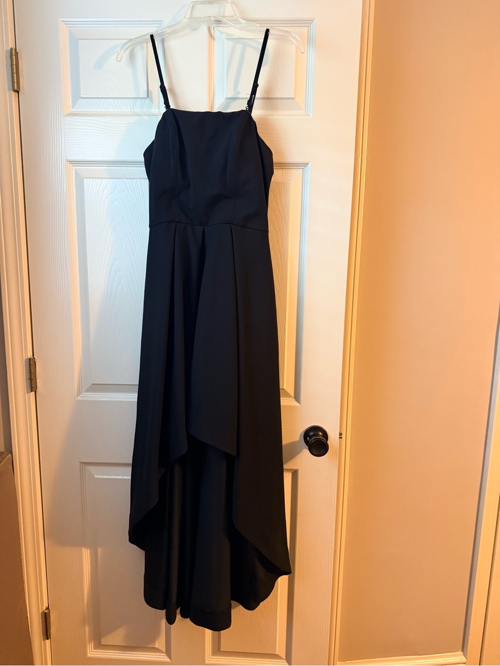 Speechless Black High-Low Spaghetti Strap Dress